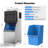 Coolski Commercial Ice Machine 450 Lb. Daily Production Clear Cube Ice Freestanding