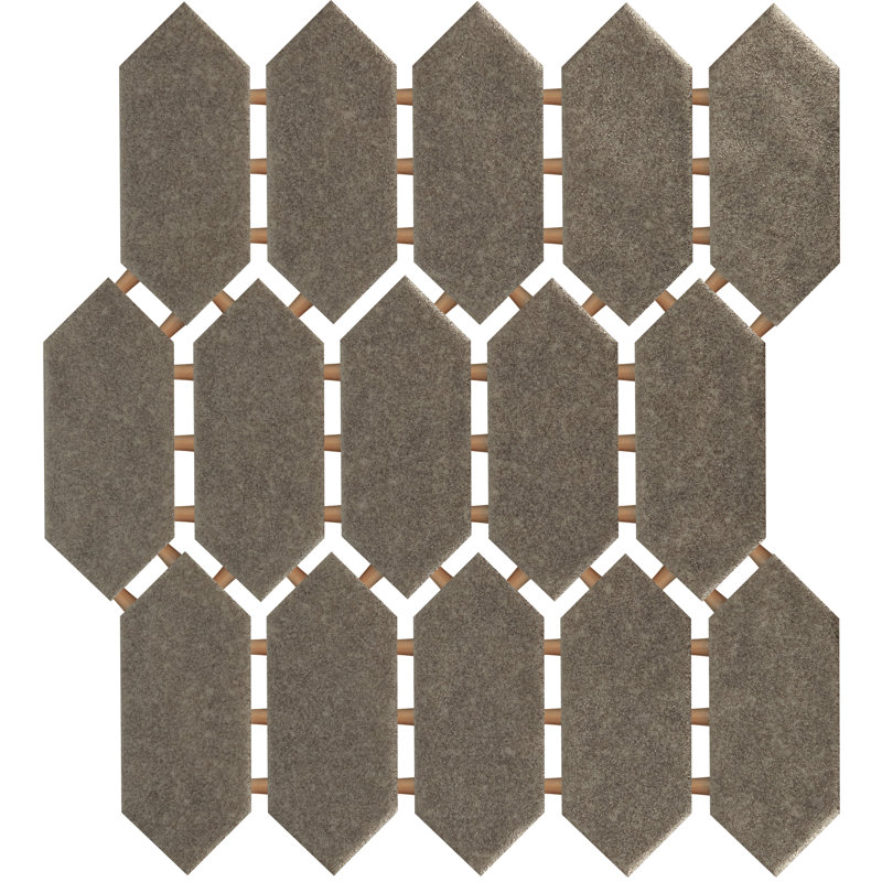 Carrelage mosaïque 2 x 5 Itona Tile (12 pièces par carton) (8,76 pieds carrés par carton), Ambiance métallique