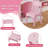 2 in 1 Kids Vanity Set With Mirror And Led Lights-1874142810