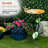 32"H Metal Hummingbird Birdbath with Stand