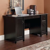 Winston Porter Moyle 35.4'' Writing Desk with 2-Drawers & Reviews