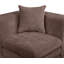 Causeuse modulaire en tissu Eilene Chenille-113470844-112472594
