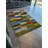 Green-Blue Themed Multi-Colored Mixed Geometric Rectangle Shape Patterned Modern Decorative Rug-1576920146