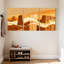 «Nautical & Beach Wooden Waves Sunset», ensemble de 3 impressions sur toile-1998591991