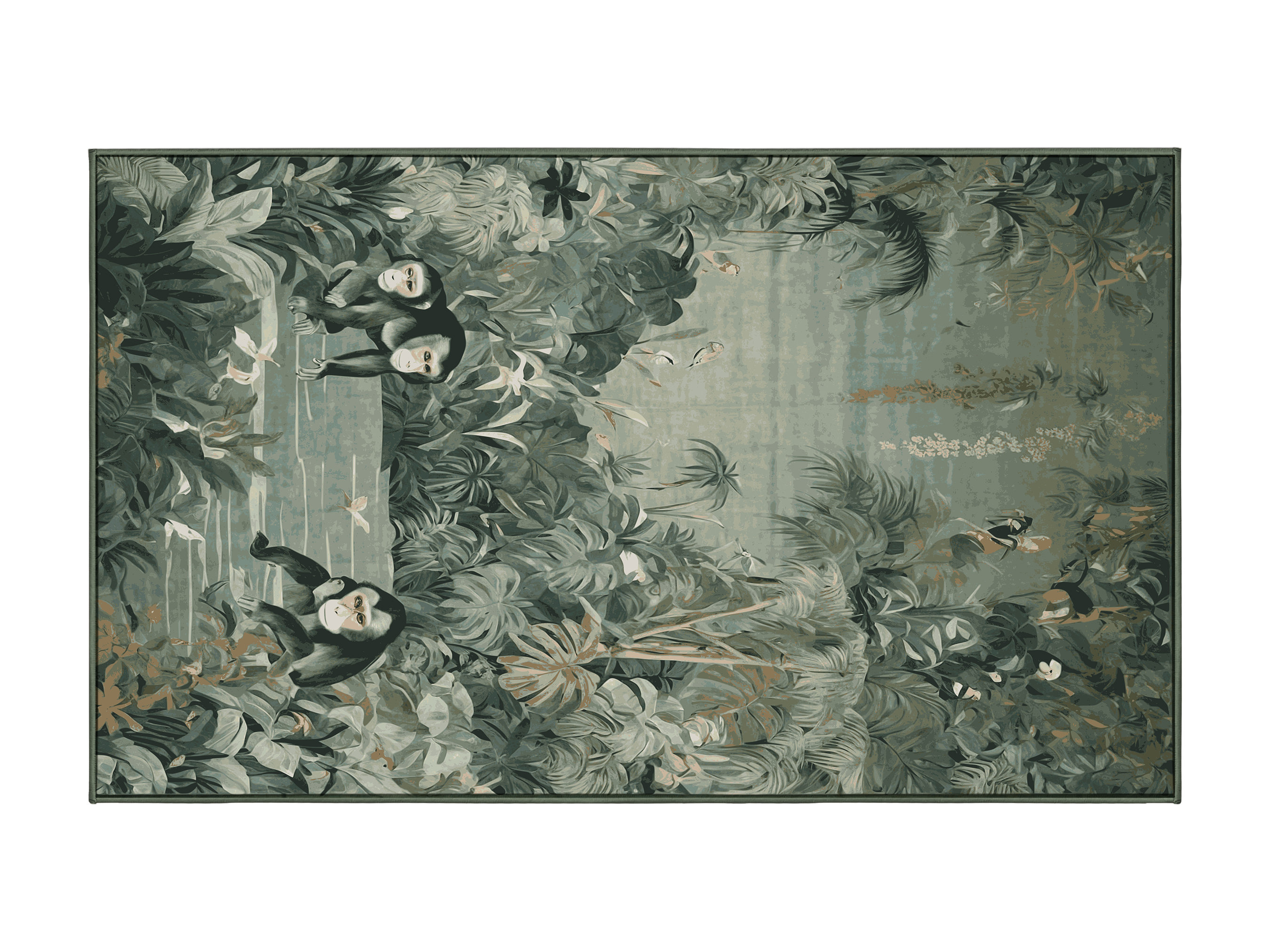Bay Isle Home™ Silky Soft Plush Green Area Rug | Wayfair