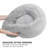 Juicy Couture Fur Donut Pet Bed-91947273-91947274