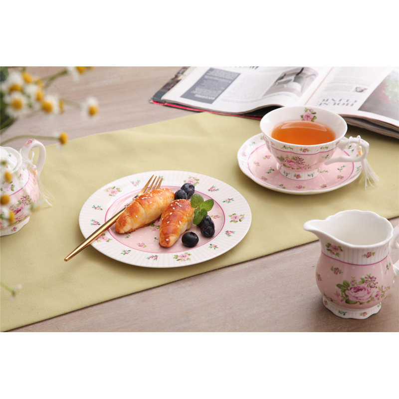 Albina Milk Jug & Sugar Bowl Set, Pink