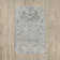 Hillcrest Damask Hand-Knotted Wool Gray/Blue Area Rug