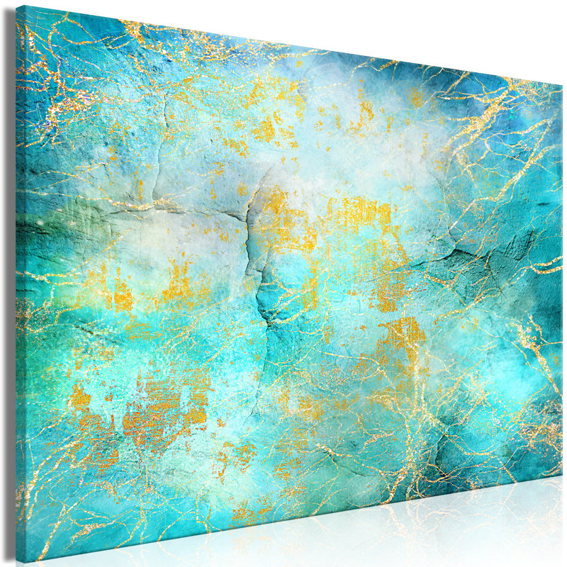 Emerald Ocean - Wrapped Canvas Print, 40cm H x 60cm W