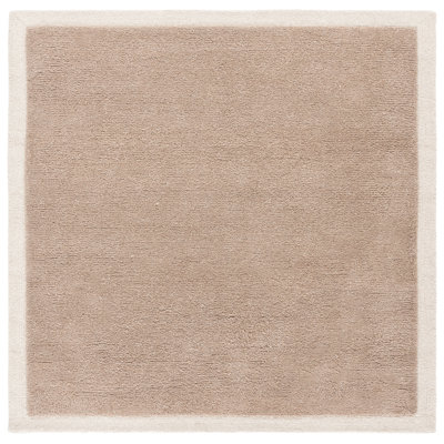 Metro Hand Tufted Wool; Cotton Solid Color Indoor Rug