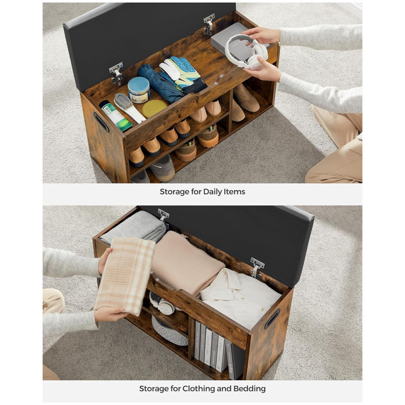 8 Pair Shoe Storage Bench