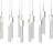 Sparkling 10 - Light LED Square / Rectangle Chandelier