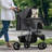 Foldable Pet Stroller, 3 Wheels Folding Carrier Jogger Stroller for Dogs Cats with Canopy and Basket-111302527
