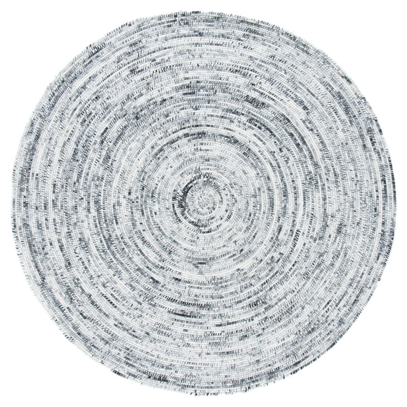 Tapis performance fait à la main Andrevil, Rond 6 pi