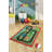 Machine Washable Area Rug, 100% Polyester, 4.6 x 6.2 Feet | Antibacterial, Non-Slip Underside, Pile Height: 0.4 Inches | Durable & Easy Care, Perfect for Living Room, Bedroom, and Dining Areas-779317837