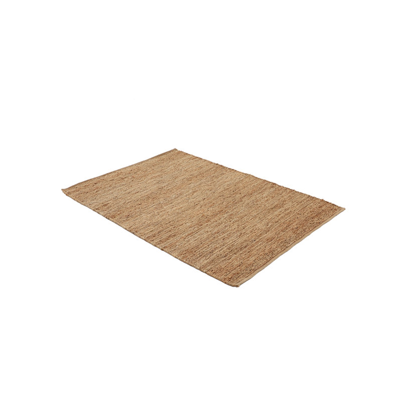 Nala Handwoven Nature Jute Beige Rug, Rectangle 80 x 150cm