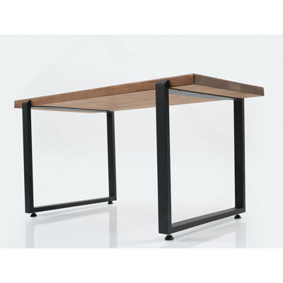Furnish Home Store Paris 39'' Live Edge Solid Wood Rustic Coffee Cokctail Table