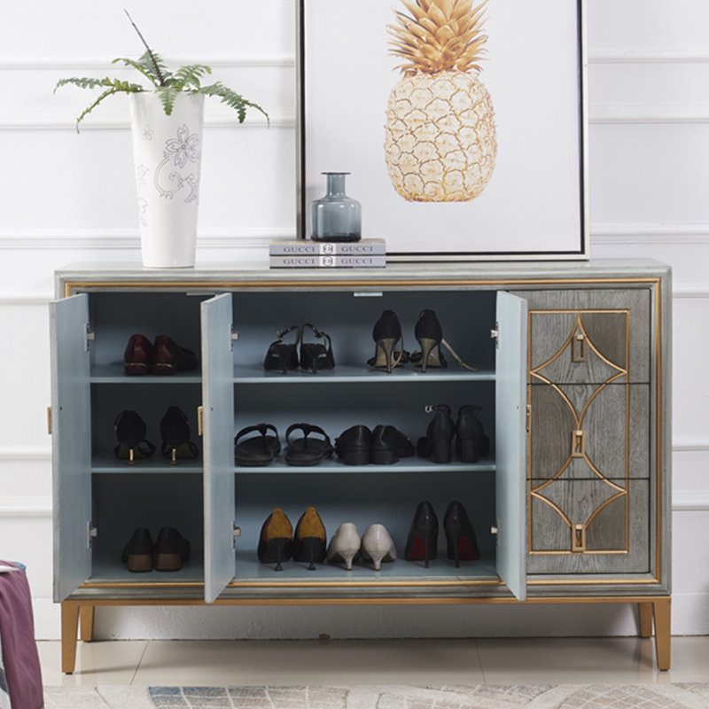 Armoire d'entrée Modern Luxury, H 36,81 po x l 55,11 po x P 14,96 po