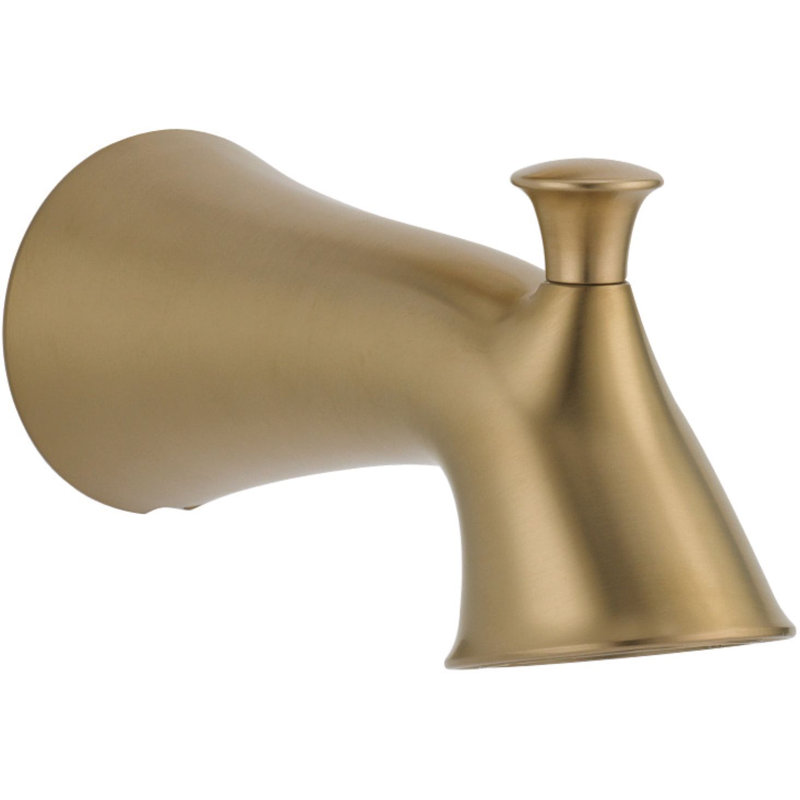 Lahara Wall Mounted Tub Spout Trim with Diverter, Brilliance Champagne Bronze