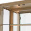 Portrait Display Cabinet - Sienna Brown