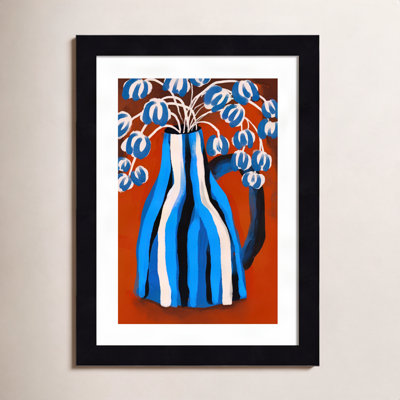 Galya "Striped Vase" Print by Treechild