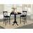 Danyela Bar Height Drop Leaf Solid Wood Dining Set-1349478393