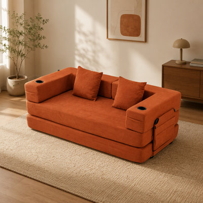 72.83 " Corduroy Loveseat