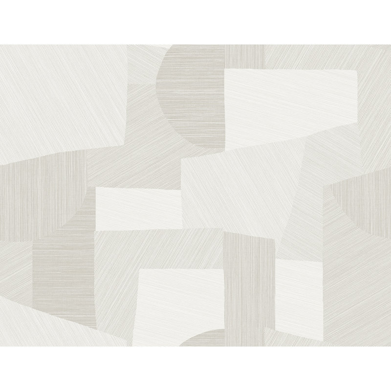 Papier peint ivoire Ivy Bronx Designs, Albâtre métallique