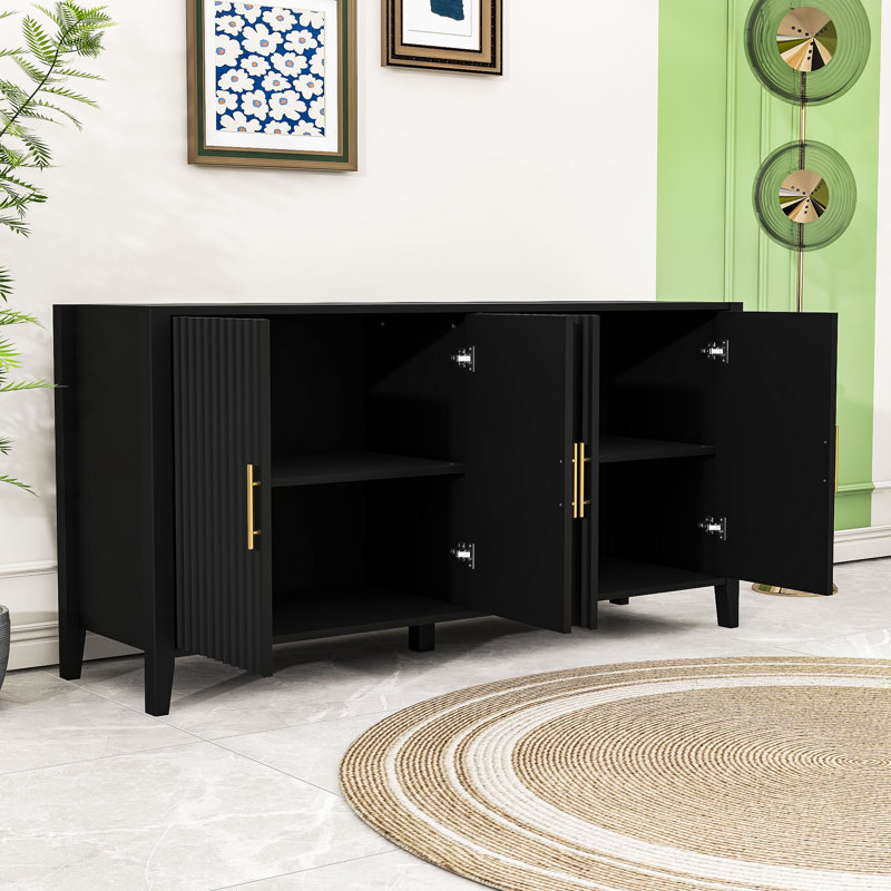 Deyanara 63.1'' Sideboard, Black