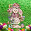 Décoration de jardin lapin
