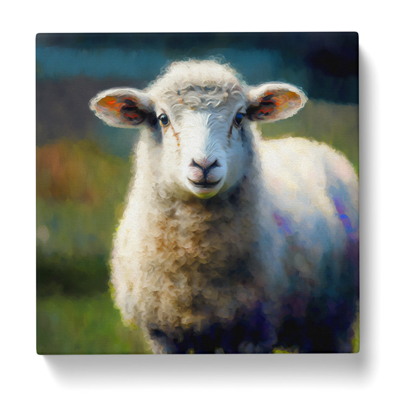 Modern Wall Art - Wrapped Canvas - Framed Print, 35cm H x 35cm W x 3cm D