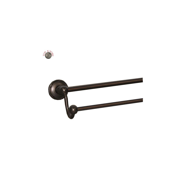 Edwardian Bath Double 32 1/2" Wall Mounted  Towel Bar, Oiled Rubbed Bronze