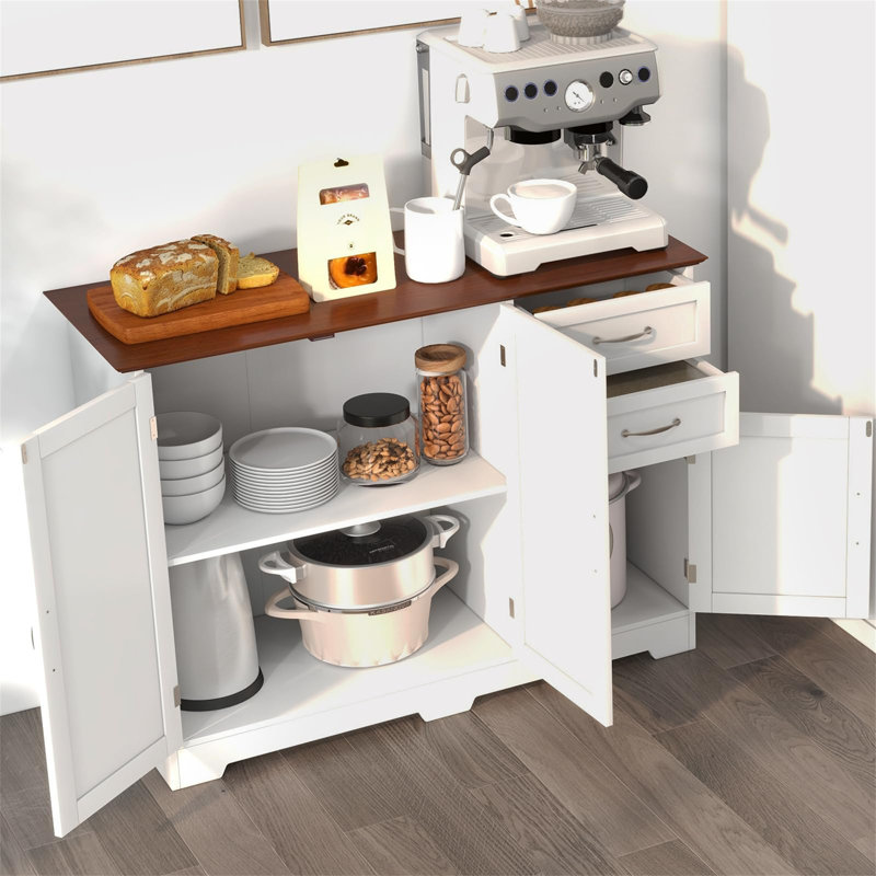 Adaley 110cm Sideboard, 78cm H x 100cm W x 40cm D