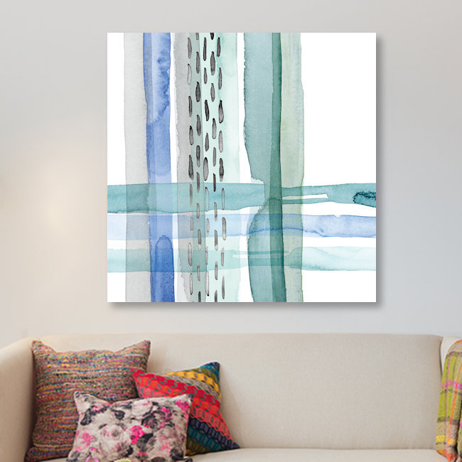 « cross couture ii », impression sur toile, H 12 po x l 12 po x P 0,75 po, Toile tendue, Pas de tapis