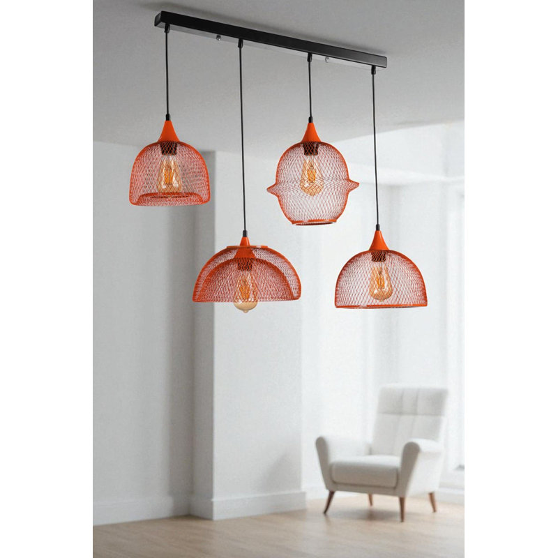 Lustre, Orange / noir