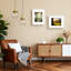 Cadre photo mural blanc moderne