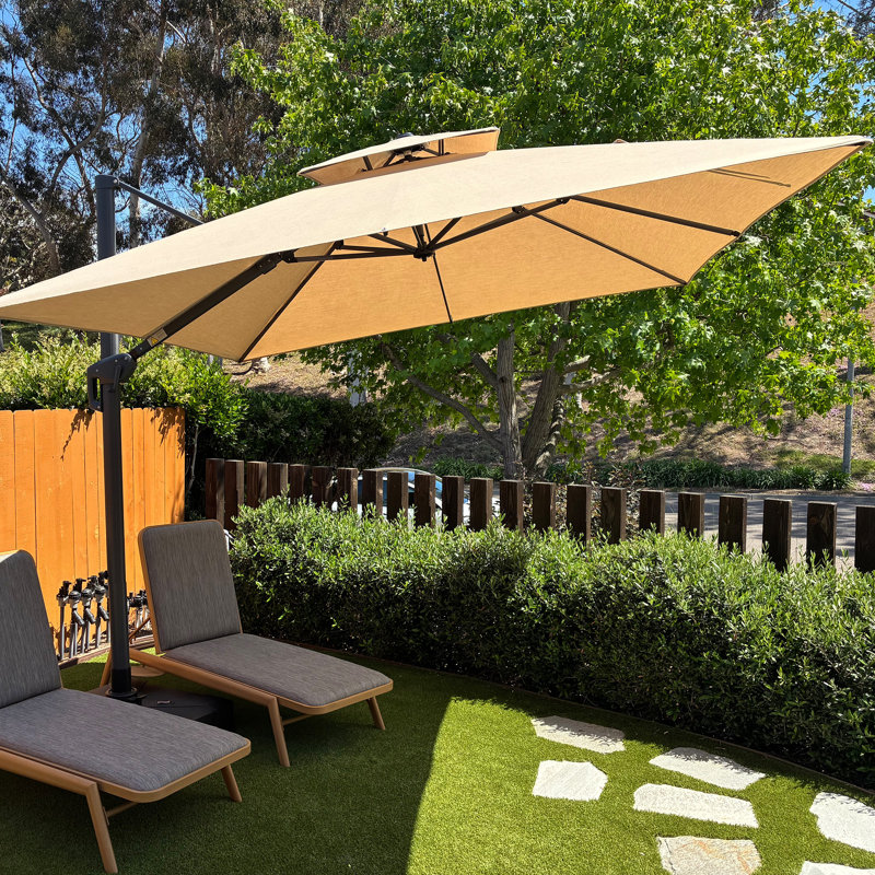 Parasol carré 10 po, Spectre sable