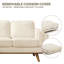 Carmen 2-Piece Upholstered Square Arm Sofa Set-1123571013-1123571018