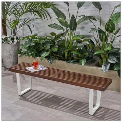 Acacia Wood Patio Bench