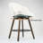 27" Upholstered Swivel Counter & Bar Stools with Large Seat, 360° Swivel Kitchen Island Chairs with Solid Wood Legs, White Sherpa, Set of 2-1629698086