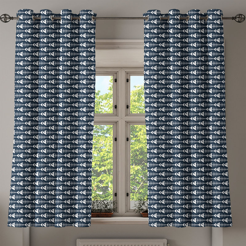 Sateen Blackout Curtains / Drapes Pair, 50" W x 54" L