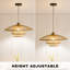 Luminaire suspendu en bambou tissé à la main à plusieurs niveaux-374454299