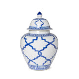 Imperial Ceramic Ginger Jar, Blue