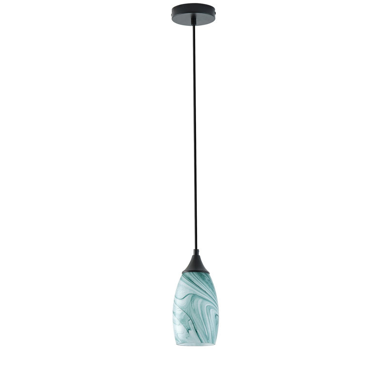 Luminaire suspendu réglable à 1 lumière à intensité variable E26, Vert