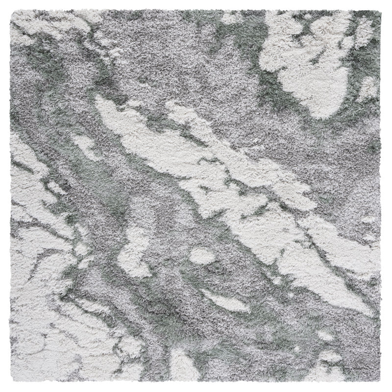 Horizon Shag 800 Performance Abstract Rug, Square 8'