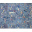 Birds Collection, Contemporary, Transitional Hand Knotted Wool Area Rug in Blue
