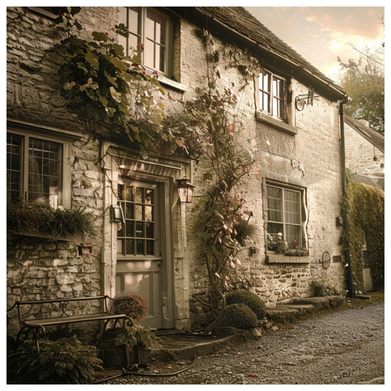 Jeté polaire Cottage, L 80 po x l 68 po, Cottage 1