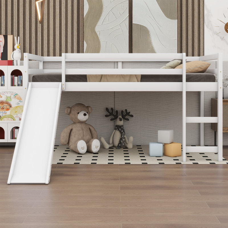 Lit plateforme Leihlani, Blanc