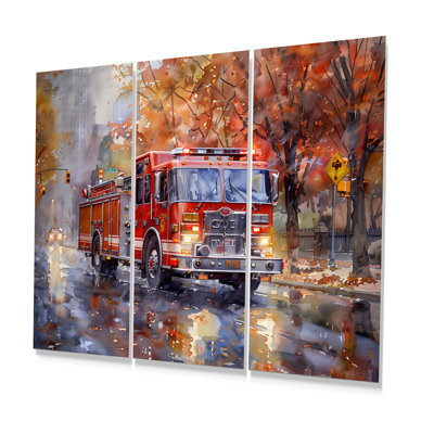 Kynslee - Fireman Wall Decor Set