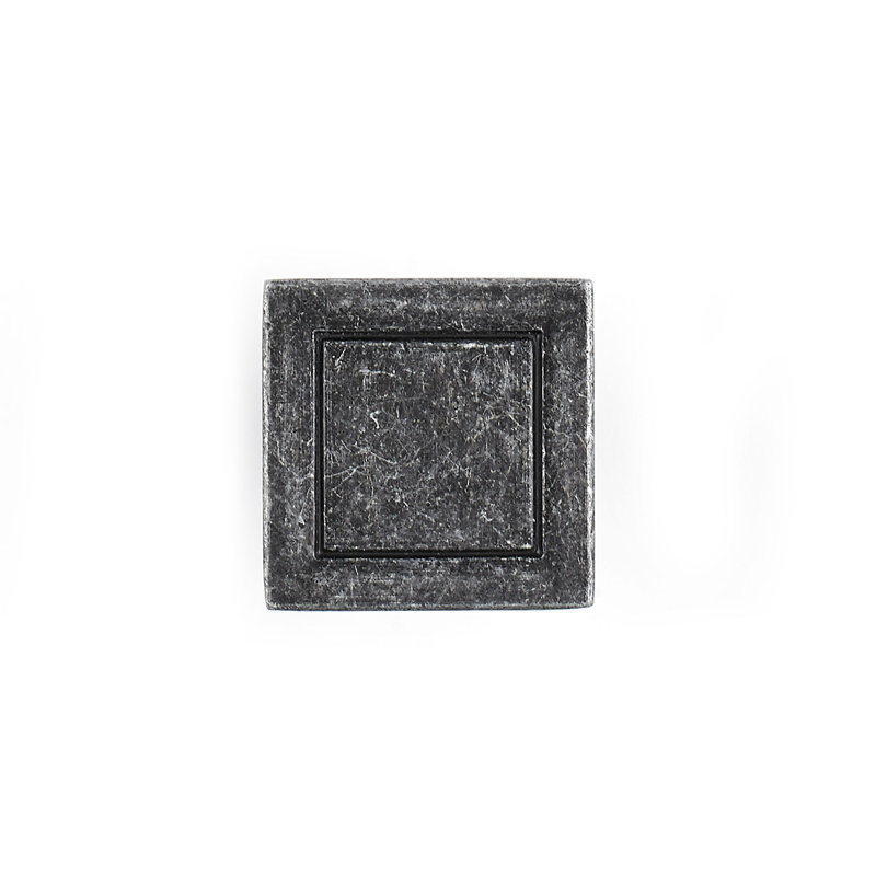Poignée carrée de longueur 15/16 po Expression, l 0,7 po, Fer ancien